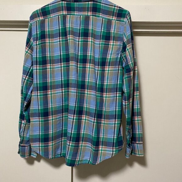 Chaps Denim, long sleeve plaid button-down shirt, size XL - Picture 5 of 9